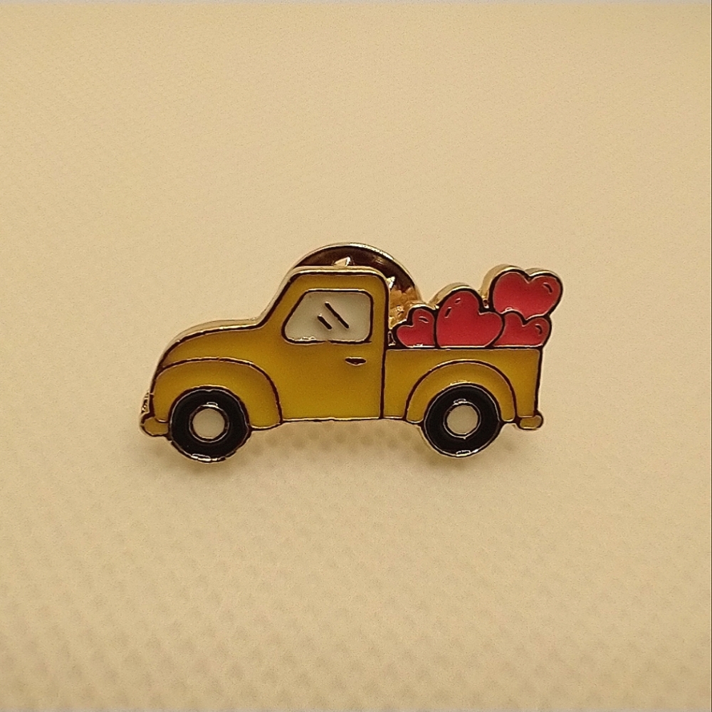 🧁 3/$30 Truckin' In The Love Enamel Pin NEW